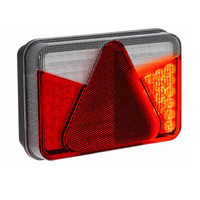 ASPÖCK MULTILED V rear lamp bayonet 5PIN 4 functions left