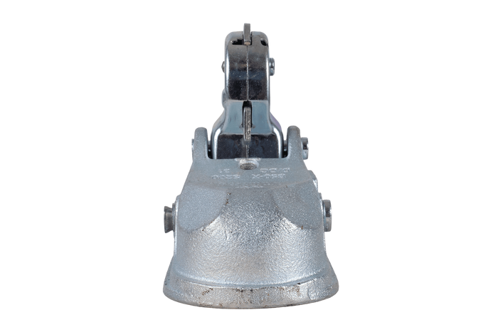 WINTERHOFF WW 350-RB-K1212 ball hitch for a 3500kg trailer with a 50mm cast iron pipe drawbar