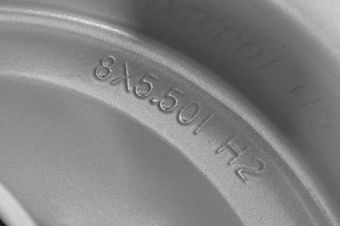 UNITRAILER steel rim 5.5Ix8"H2 3x128 with bearings 6205-2RS