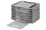 ProPlus 761475V01 camper plate organizer, felt, for 10 plates