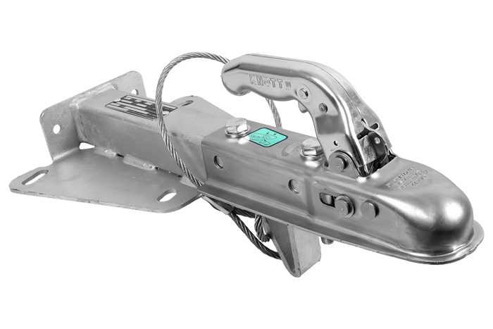 KNOTT K7.5-H+KZE7.5 ball hitch with support and cable for 750kg trailer with V-type drawbar