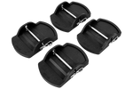 Set of four KNOTT trailer stabilizer support pads 18x14x4.5cm