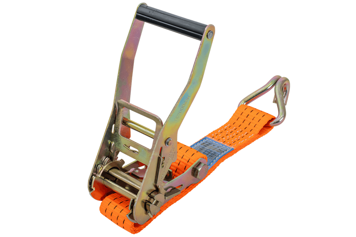 Set of four 3-point transport belts with tensioner for UNITRAILER trailer 3m/50mm/4t orange