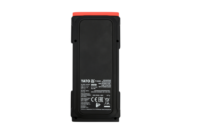 YATO YT-83085 jump starter power bank 16000mAh with inductive charging