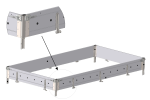 OUTLET BIS aluminum H-300 sides for TEMARED TRANSPORTER 3217/2 and HOCHLADER 320/2 trailers 