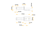 UNITRAILER BSCHG 10-A trailer side hinge bracket