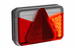 ASPÖCK MULTILED V rear lamp bayonet 8PIN 5 functions left
