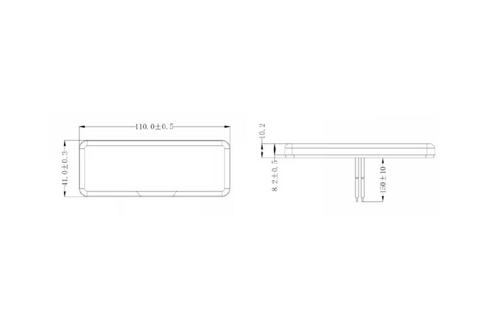 KAMAR L1035-B LED marker lamp, orange, universal, with holder
