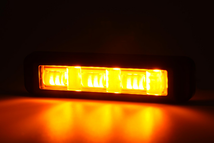 Warning lamp WAŚ 2466 W285 LED flashing lamp orange MASTER/SLAVE