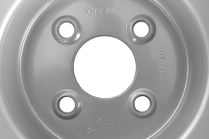 UNITRAILER steel rim 5.5Ix8"H2 4x100 ET:-2