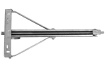 KNOTT 6X1197.007 extendable corner support stabilizer for trailer 1100kg 498mm