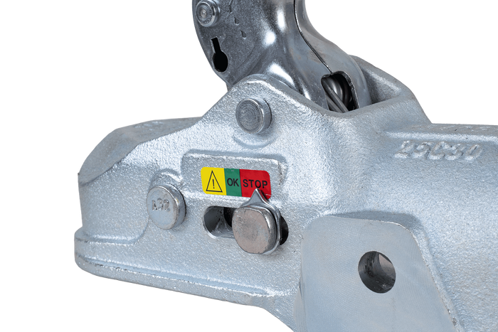 WINTERHOFF WW 350-RB-K1212 ball hitch for a 3500kg trailer with a 50mm cast iron pipe drawbar