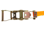 Set of four UNITRAILER 6m/25mm/1t orange transport belts with tensioner