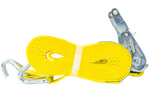Set of four UNITRAILER 6m/35mm/2t yellow transport belts with tensioner