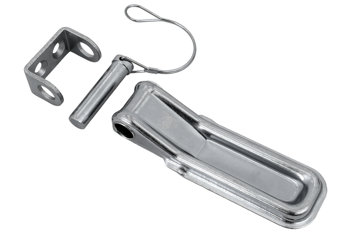 Side hinge with handle and bolt WINTERHOFF BSCH 10-17-170+BSCHG 10-17-B+BSCHG 10-17-B complete trailer side mounting