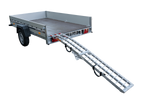 UNITRAILER ALR002 foldable ramp aluminum ramp for trailer 221cm 340kg with belt