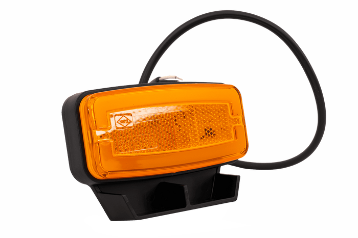 HORPOL LD 2765 LED marker lamp, orange, universal, with holder
