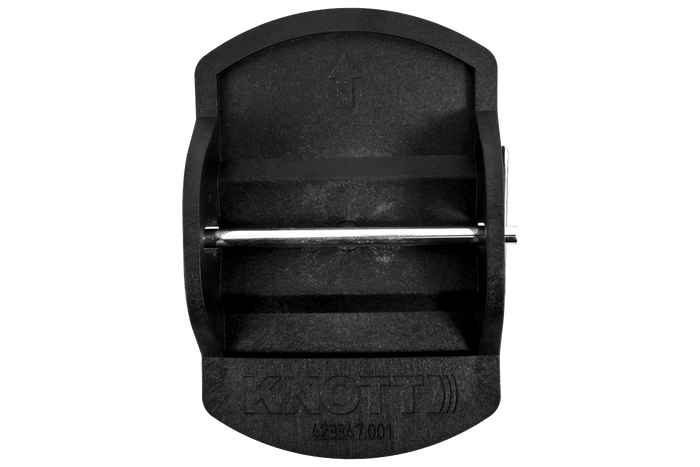 Set of four KNOTT trailer stabilizer support pads 18x14x4.5cm