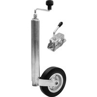 Jockey wheel ST 48-200 VB and clamp bracket 48 Winterhoff