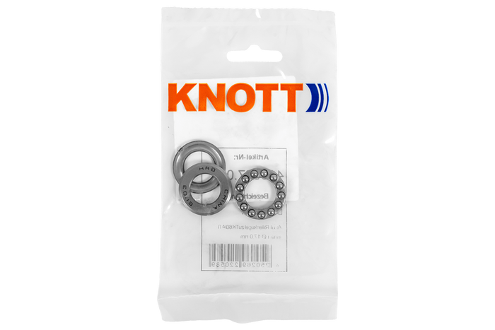 Bearing for KNOTT TK60/ATK60 support wheel 30x17mm