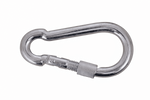 Snap hook with safety for ropes DROMET KSZ10100 fireman's snap hook 10x100mm