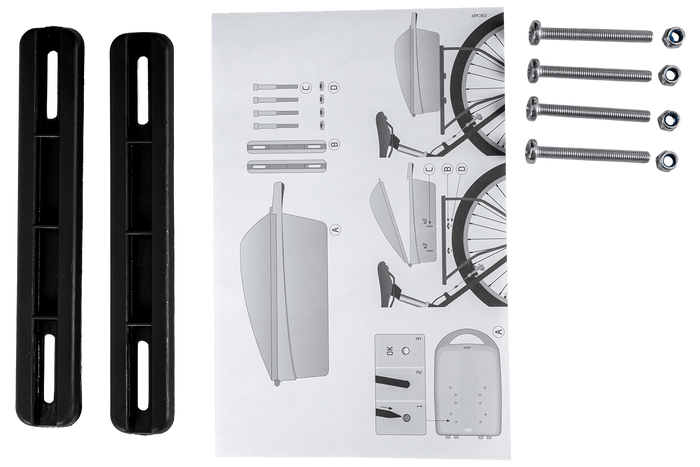 FISCHER 86500 bicycle rack box, lockable