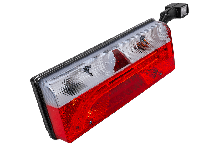 ASPÖCK EUROPOINT III LED bayonet tail light 7PIN ASS2 with horn 7 functions right