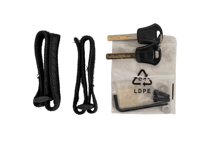 Folding bike lock 85 cm with handle PROFEX 81640